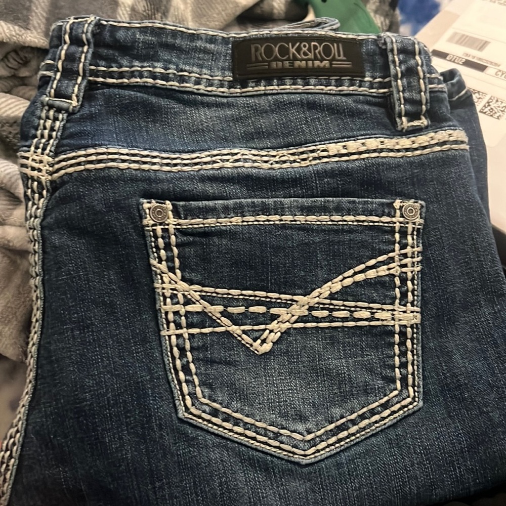 Ladies rock & roll cowgirl jeans